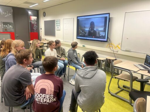 Google Meet-project van tweedejaars tweetalig havo/vwo van Metameer Jenaplan met Singhania School in India.