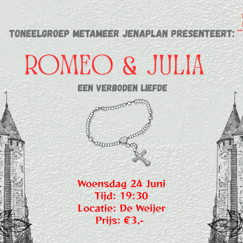 Affiche voor een theatervoorstelling.
