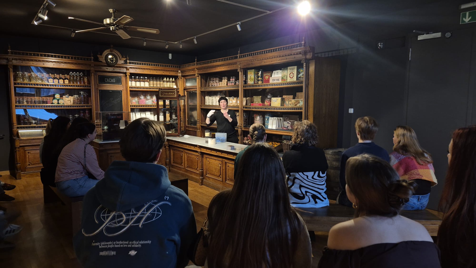 Rondleiding in het Schokoladenmuseum.