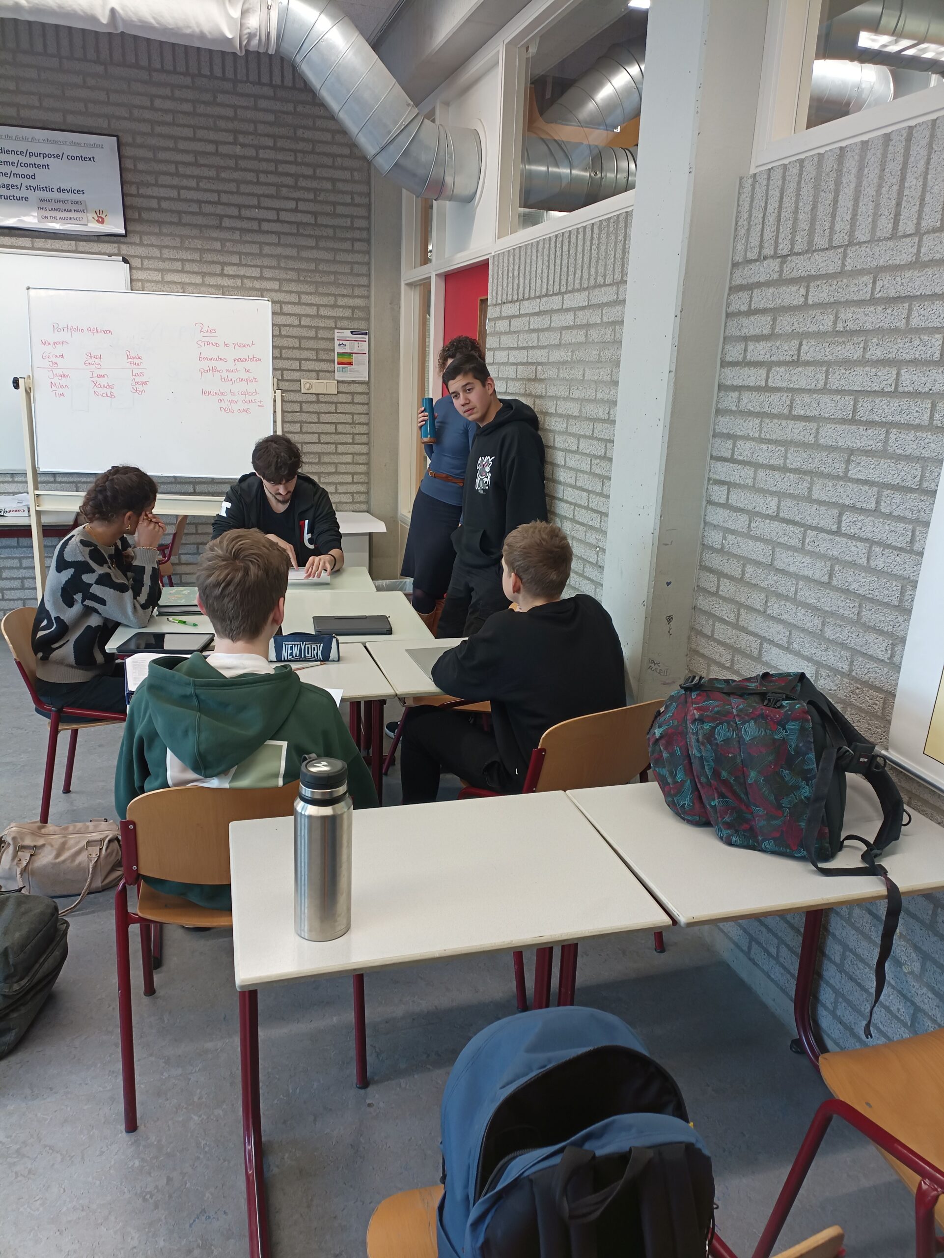 Presentatie portfolio afternoon in Stevensbeek.